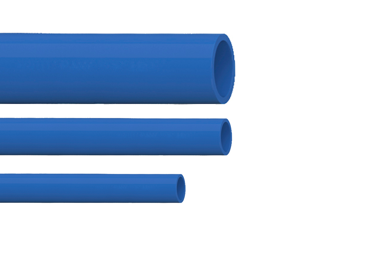Rohre_blau PE 100 Rohr, d 20 bis d 110 mm, SDR 7,4 - Druckluft, blau
