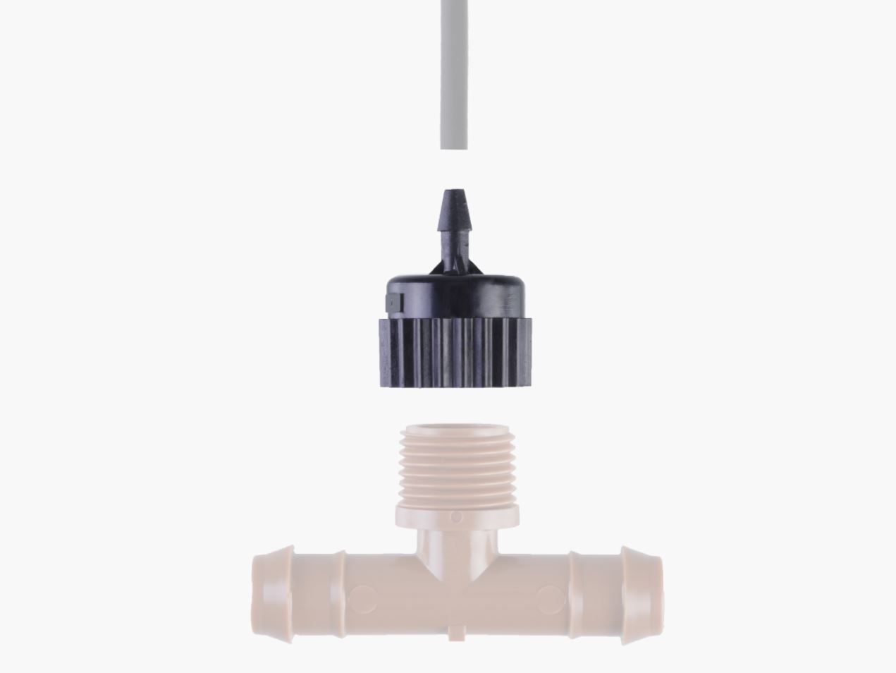 W8006410279-schema Mikro-Übergang (gerade) mit Schlauchtülle (XS)